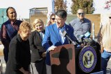 Rep. TJ Cox was in Parlier Monday (Dec. 2) to announce a new bill, the "Disadvantaged Community Drinking Water Assistance Act," to bring clean drinking water to his district and communities across the country.